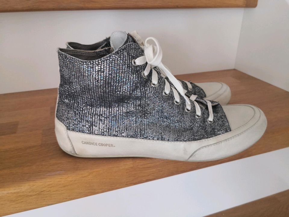 Candice Cooper Sneaker high silber Gr. 40 in Braunschweig