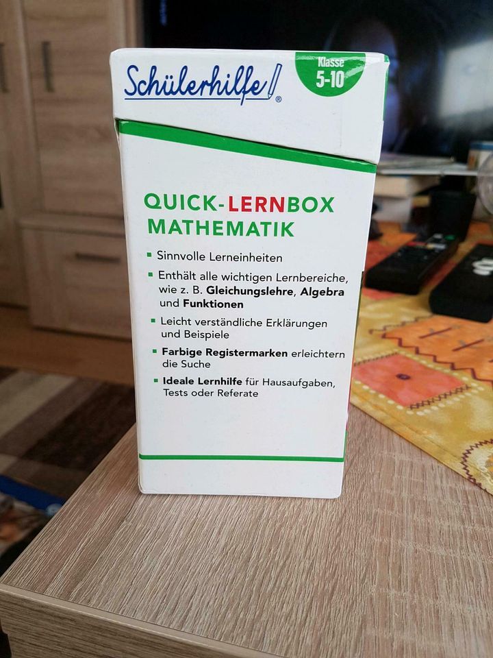 Schülerhilfe  Mathematik Quick- Lernbox NEU in Hofgeismar
