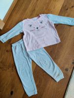 Schlafanzug Katze grau rosa 98 104 Nachtwäsche TOP München - Allach-Untermenzing Vorschau