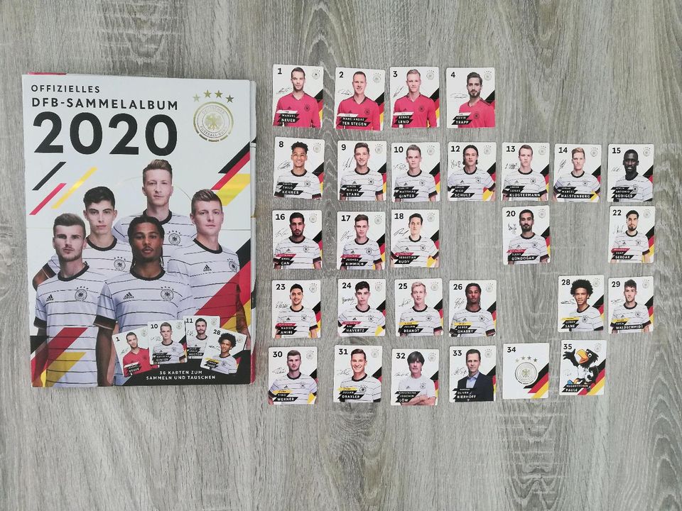 Fußballkarten 2020 DFB Sammelalbum in Hochstadt am Main