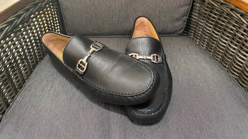 Aigner Slipper Mokassins „Johnny“ neu schwarz 46 in Bremen