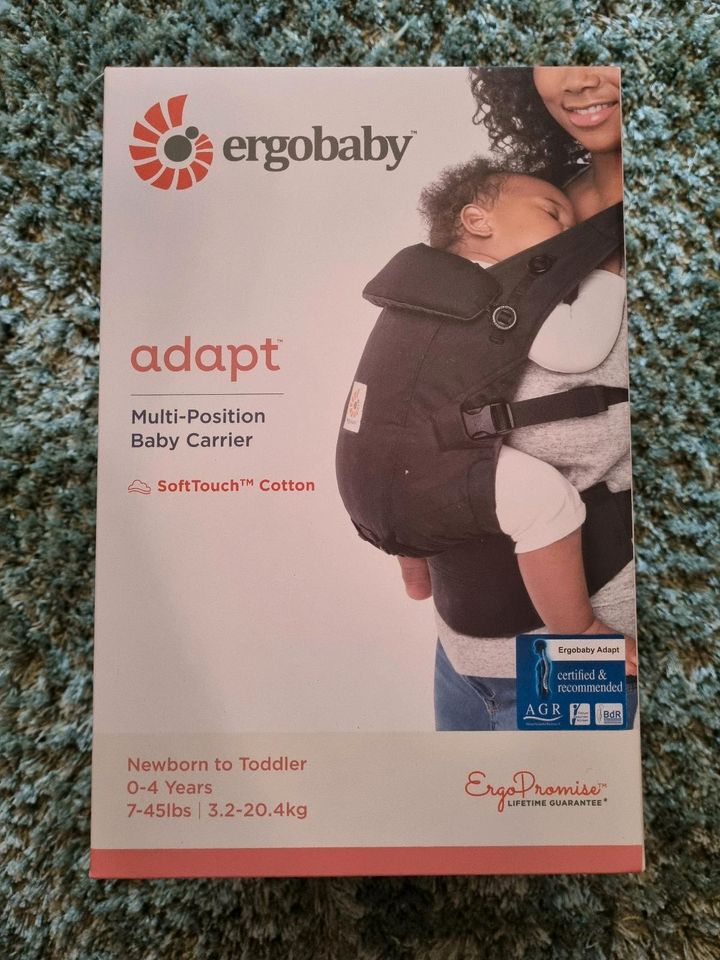 Ergobaby adapt Trage Babytrage schwarz Baumwolle in Göttingen