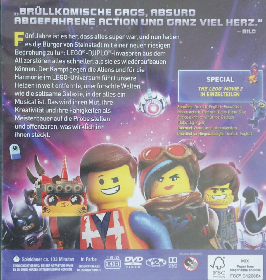 The Lego Movie 2 DVD NEU in Saarbrücken
