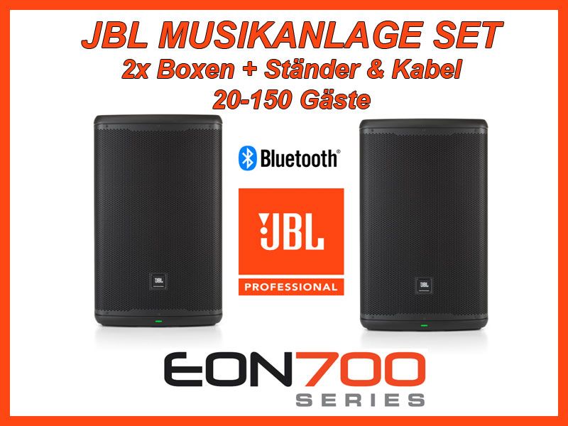 MIETEN: PA-Anlage, Musikanlage, QSC/JBL PA-Lautsprecher SET 1, Akku Bluetooth Boxen, Soundboks, PA-System mit Powerstation Akku, Aktivboxen, Monitor-Boxen, Subwoofer /// Verleih /// RENTAL Service in Berlin