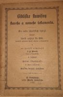 Bibliske Stawisny Stary testament 1888 Sachsen - Göda Vorschau