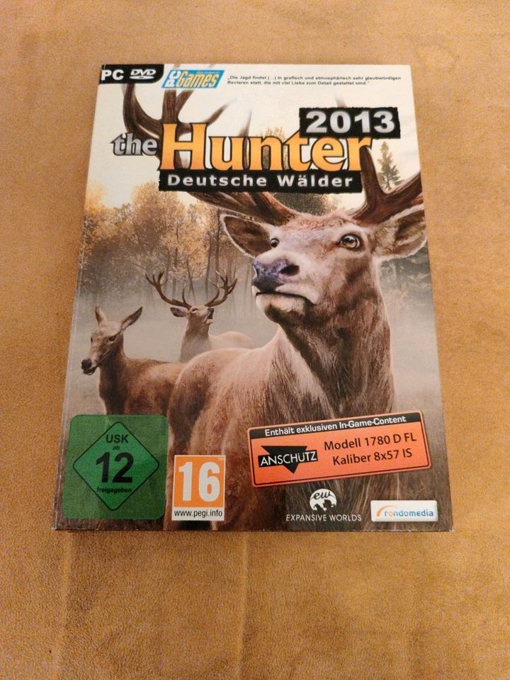 PC Spiel The Hunter Deutsche Wälder 2013 in Bad Driburg