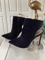 Zara Slingbacks High Heels Velours schwarz Gr. 36 Leipzig - Knautkleeberg-Knauthain Vorschau
