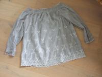 ESPRIT - HÜBSCHE DAMEN BLUSE GR. 38 M - 3/4 ARM - GRAU Hessen - Felsberg Vorschau