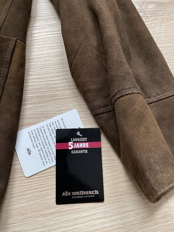 Jacke Herren Walbusch Ziegenvelours-Lederjanker Neupreis 299€ in Bielefeld