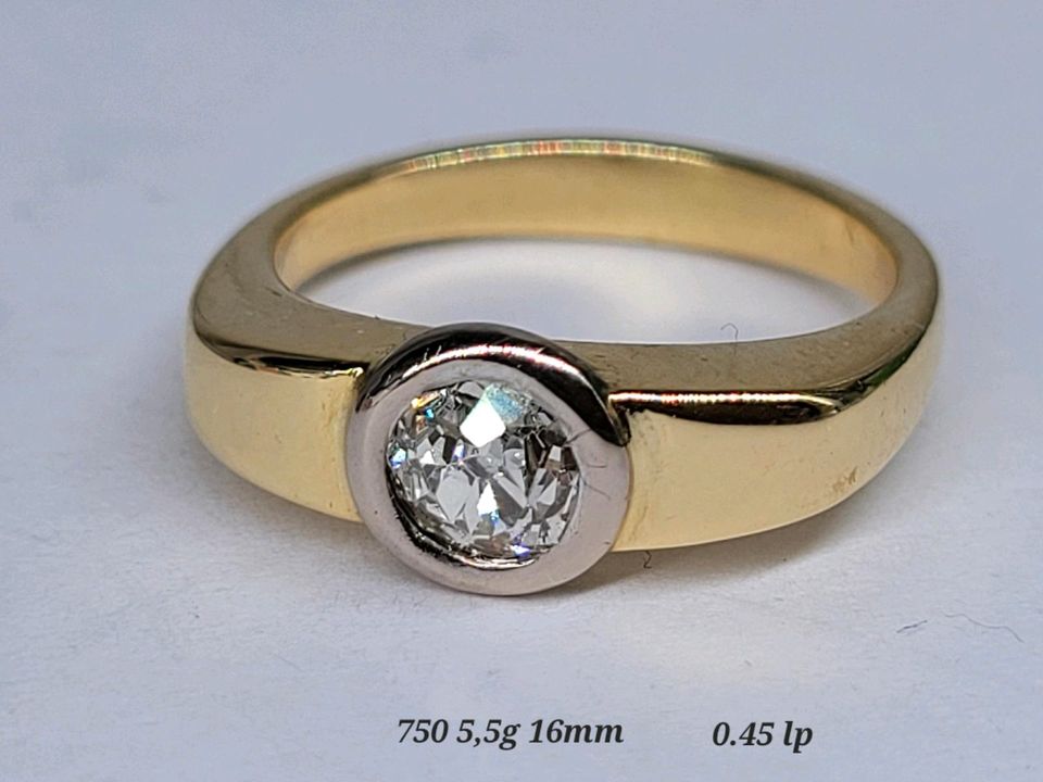 asschmuck Brillantring Goldring Diamantring 750 in Bonn