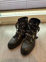 ZARA - Stiefeletten / Stiefel - Schwarz - Leder - Nieten - gr. 37 Schleswig-Holstein - Seth Holstein Vorschau