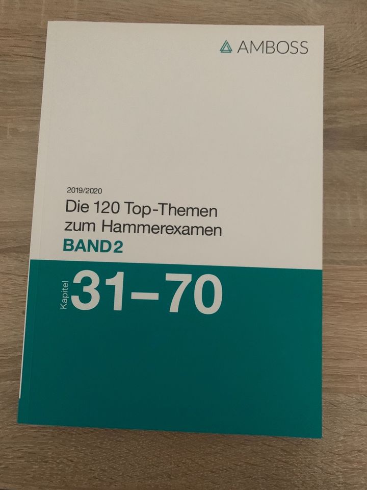 Amboss Tabellen und 120 Top Themen zum Hammerexamen in Werne