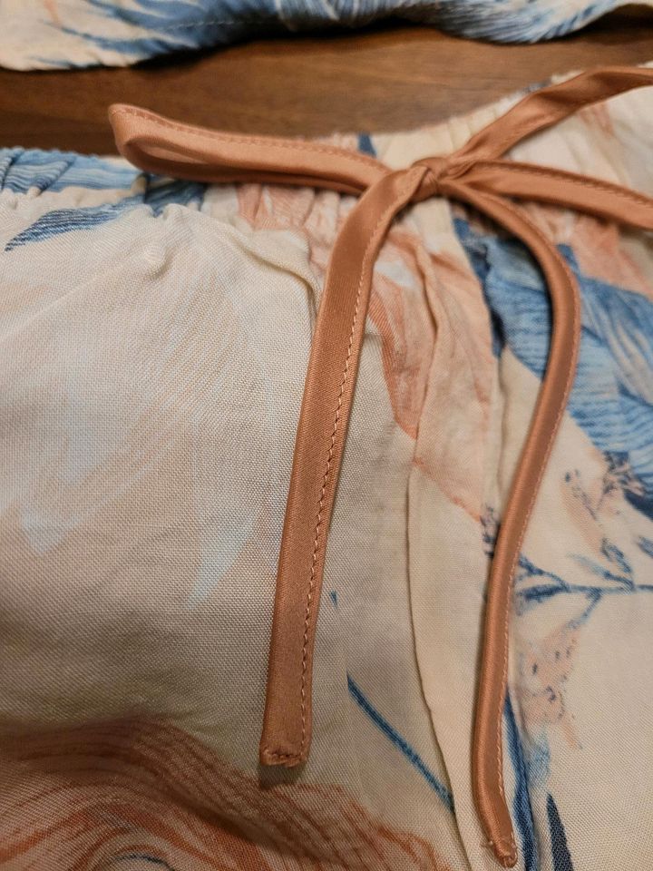 Neu Hunkemöller Nachtwäsche Shirt & Hose, Farbe tan Gr. S 36 in Schwandorf