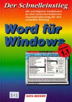 Fachbuch "Schnelleinstieg - Word für Windows1.1" m.Software Word2 Baden-Württemberg - Birkenfeld Vorschau
