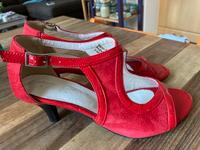 Riemchen Pumps Schuh rot Lack Sandale 36 Andrea Conti Heine Brandenburg - Potsdam Vorschau