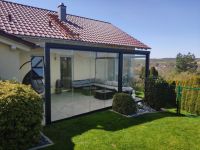 Alu-Terrassenüberdachung Glasdach 4 x 4m VSG Glas inkl. Montage Bayern - Schwabach Vorschau