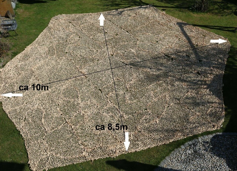 Tarnnetz US Army Desert 62m² Sechseck Hexagonal neuwertig unbenut in Taufkirchen Vils