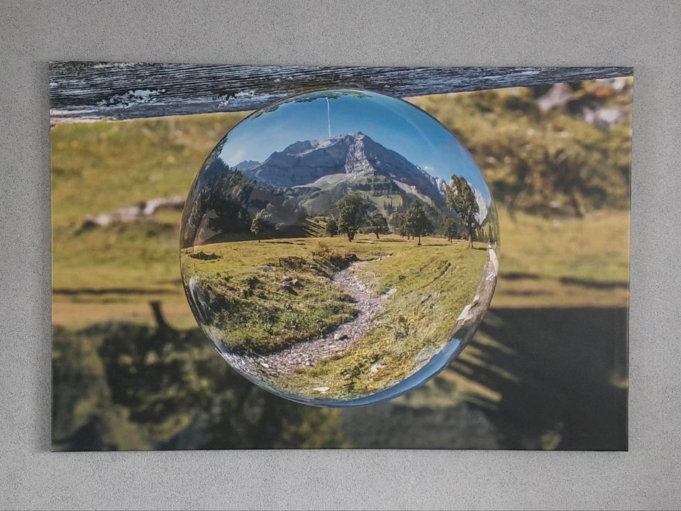 Bild Leinwand 120x80cm, "Bergblick", Einzelstück in Leverkusen