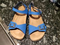 Jungen-Sandalen, Schuhe, Gr. 33, Lederfußbett, blau, NEU Bayern - Landshut Vorschau