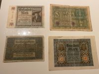 Reichsbanknoten/Geldscheine 4 Scheine Sammlerstücke Niedersachsen - Seelze Vorschau