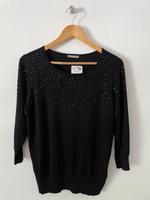 ORSAY PAILETTEN PULLOVER PULLI SHIRT HALBARM SCHWARZ NEU L Bayern - Neumarkt i.d.OPf. Vorschau