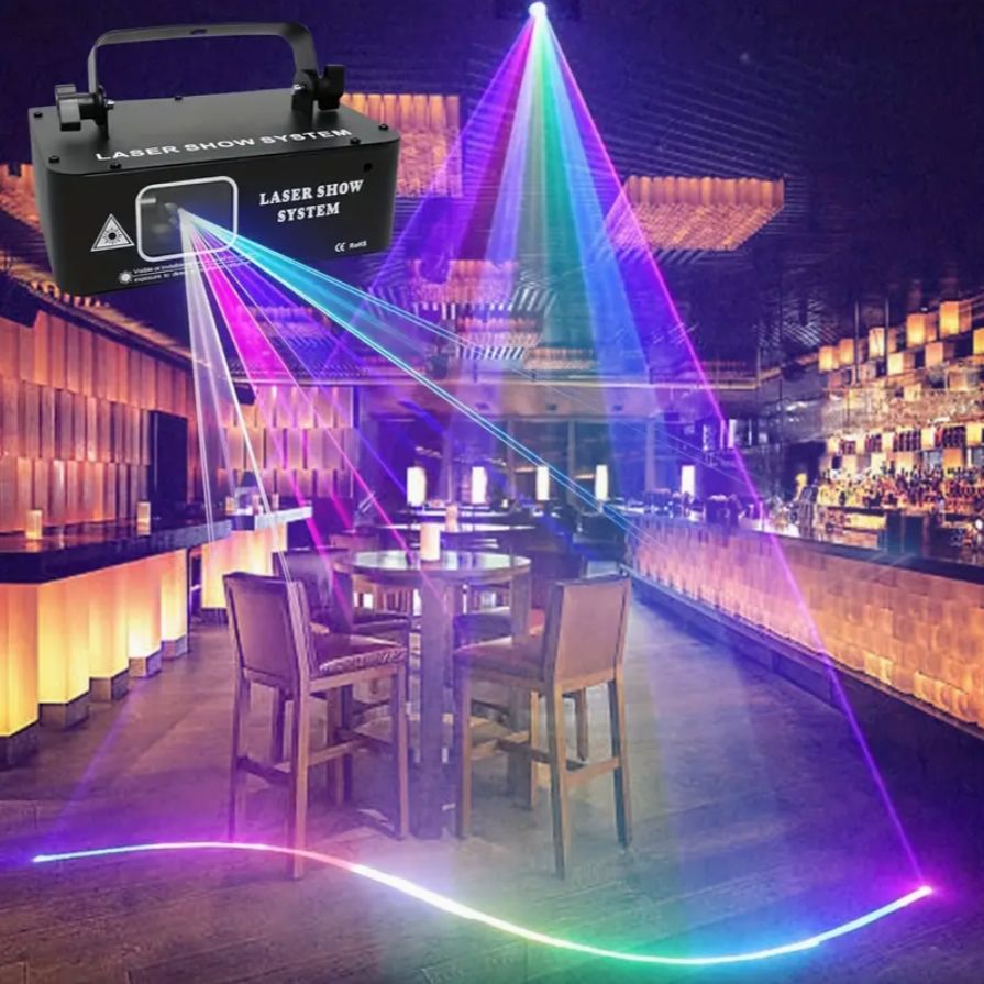 Laser LED RGB Licht DJ Projektor Disco Beleuchtung zu vermieten in  Schleswig-Holstein - Revensdorf, Lampen gebraucht kaufen