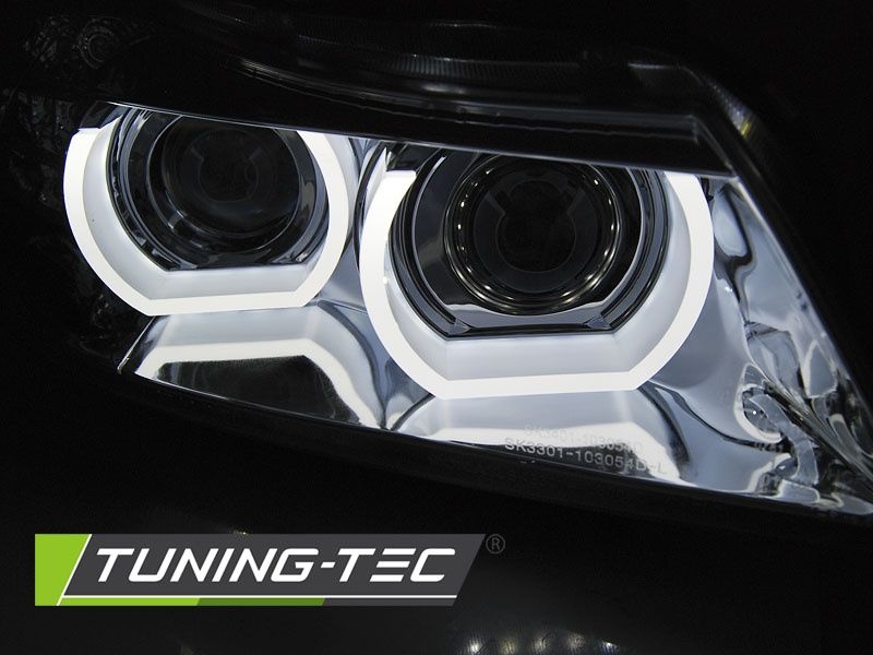 Tuning-Tec Xenon LED Angel Eyes Scheinwerfer für BMW 3er E90/E91 in Viersen