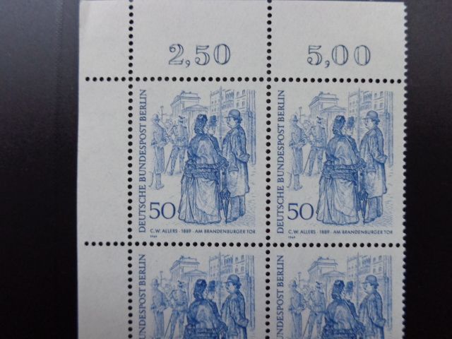 Berlin Briefmarken Streifen aus Bogen postfrisch 1969 Berliner in Bad Saulgau