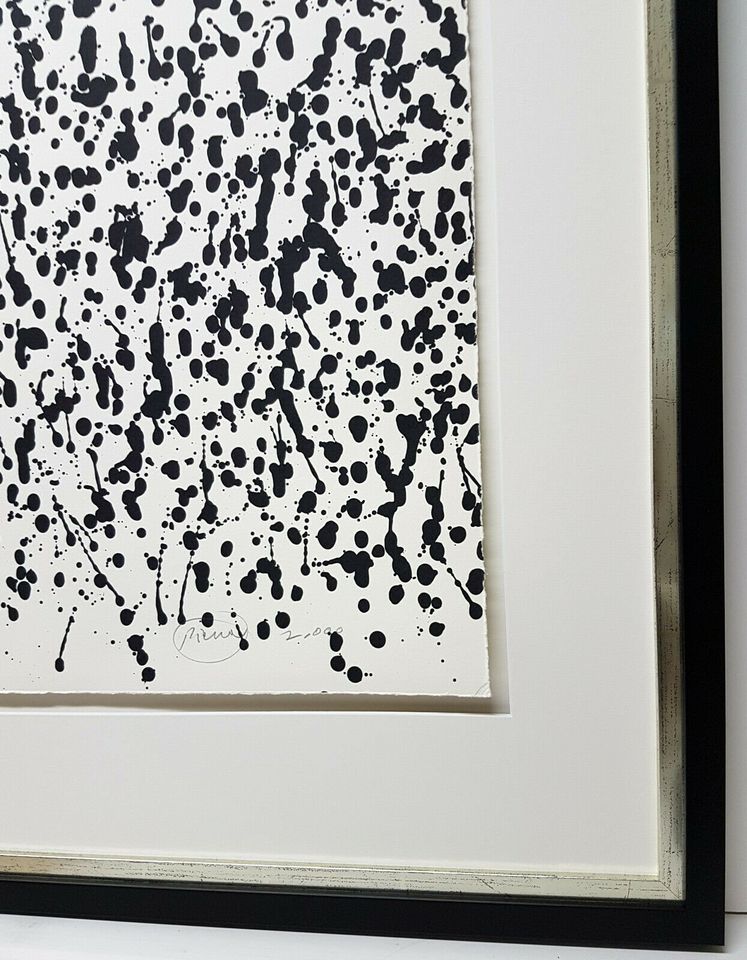 Otto Piene - Serigraphie "Pollock" Handsigniert + Museumsglas in Düren