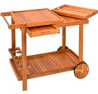 Outdoor Grill Trolley Servierwagen  BBQ Beistelltisch Tabletts Nordrhein-Westfalen - Dülmen Vorschau