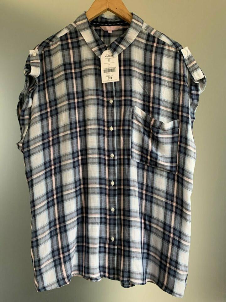 NEXT Bluse Hemd Karo blau weiß rosa Gr. 48 NEU mit Etikett in Bielefeld
