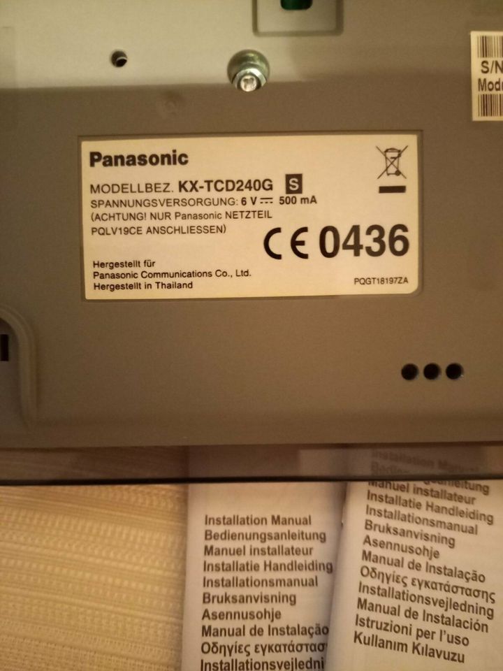 Panasonic Telefon Basisstation mit AB in Bremerhaven