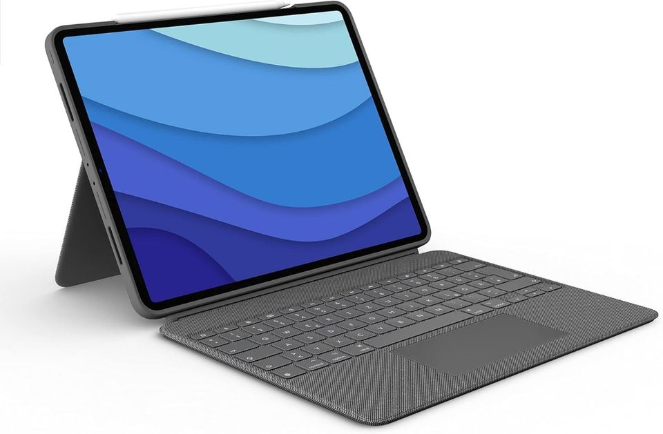 Logitech COMBO TOUCH DE APPLE IPAD PRO 12,9" NEU GRAU in Neuenkirchen