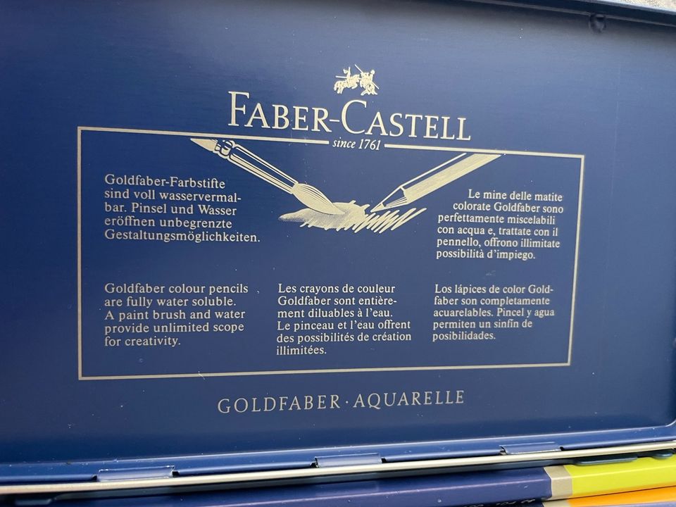 Faber-Castell 12 Goldfarber Aquarelle Neu in Rheda-Wiedenbrück