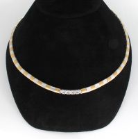 WERT 7450 € BICOLOR BRILLANT COLLIER 750er/18 K GOLD vxlt 77691 Essen - Altenessen Vorschau