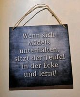 Wanddeko ☆ Holzbild mit Spruch ☆ Ca 12x12 cm Hamburg - Altona Vorschau