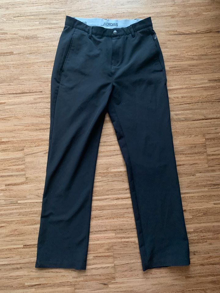 Lange Adidas Sporthose Hose Gr 164 14 Jahre schwarz wie neu in Grünwald