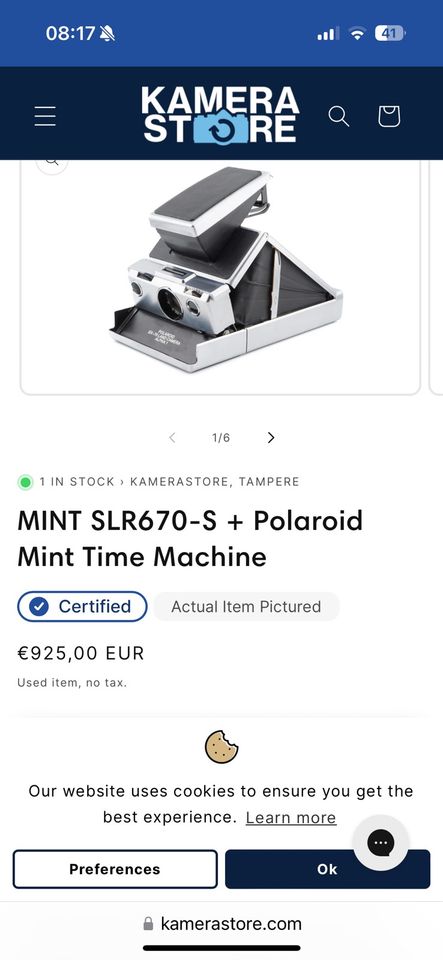 Polaroid SX 70 670S by MiNT Cameras "TOP" Originalverpackt in Bonn