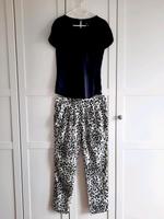 MANGO Set Leopardenhose Gr.L & T-Shirtbluse satin Gr. M Bayern - Karlshuld Vorschau