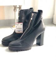 Neu! Sehr schöne Leder-Boots/ Stiefeletten von Zara, Größe 38 Dortmund - Mitte Vorschau