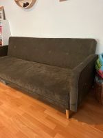 Couch Sofa Tannengrün samtig im retro Look wie neu Brandenburg - Strausberg Vorschau