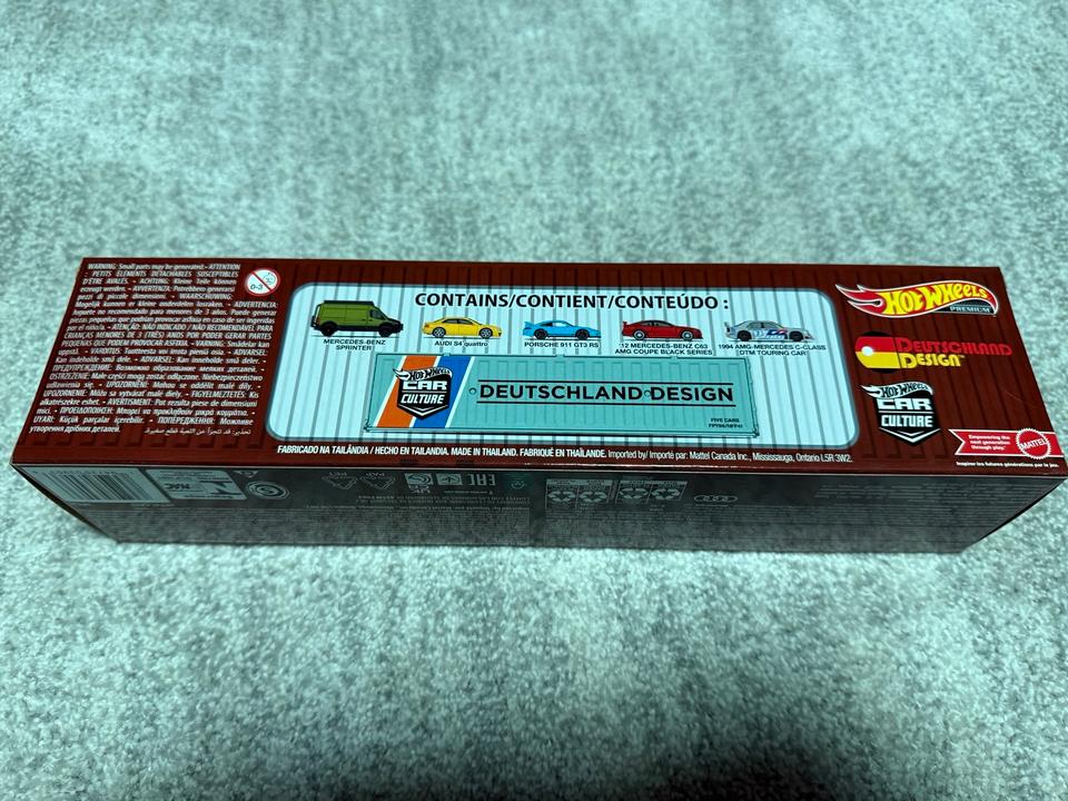 Hot Wheels Premium Deutschland Design Container Set 5 Cars OVP in Isselburg