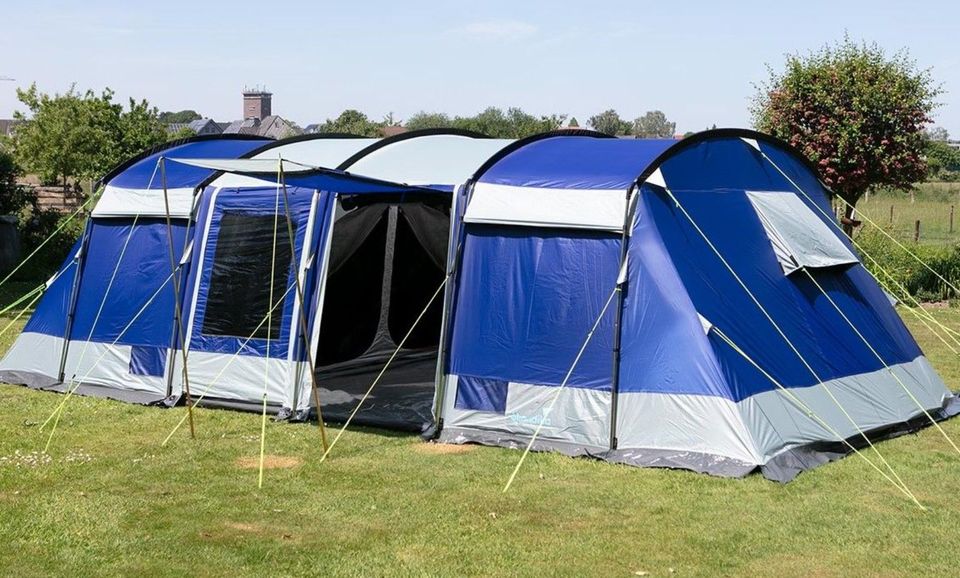XXL Großes Familienzelt Campingzelt Festival Camping Zelt tip top in Ediger-Eller