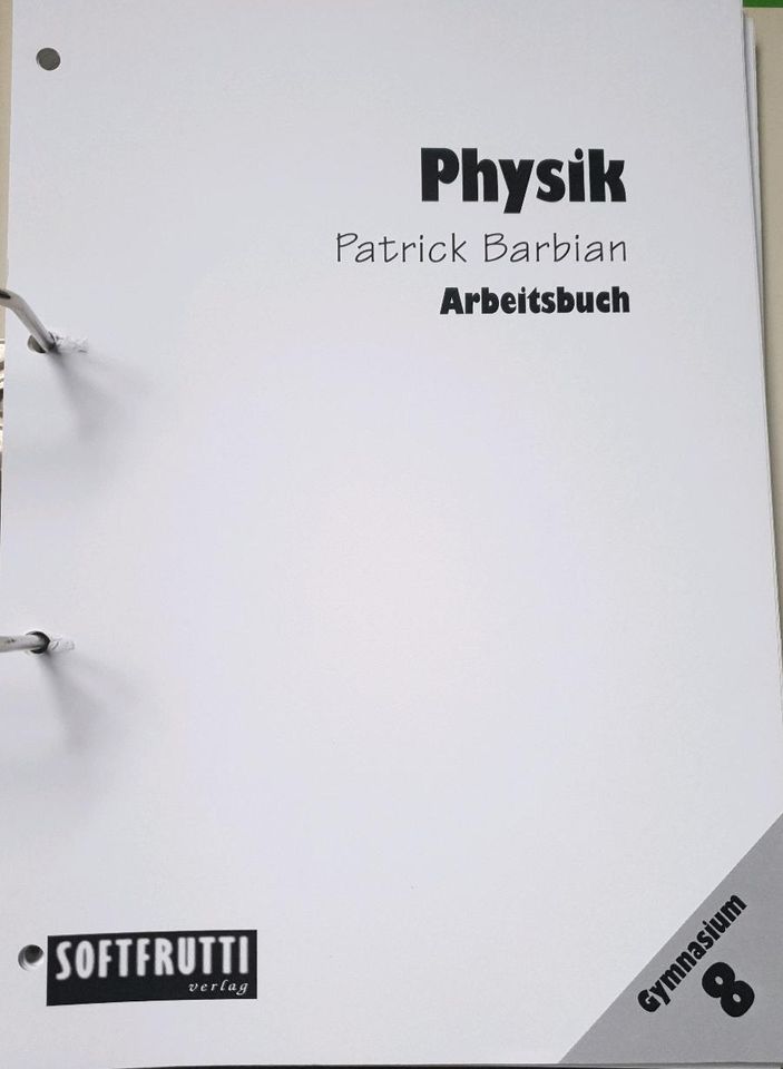 Physik softfrutti Arbeitsbuch Kl.8 ISBN 978-3-937060-36-1 in Saarbrücken