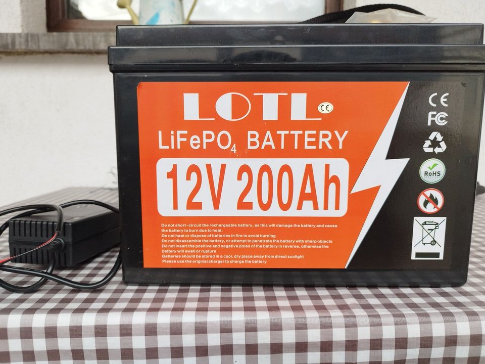 Akku,Batterie,12V200Ah,LiFePO4 in Stadtroda