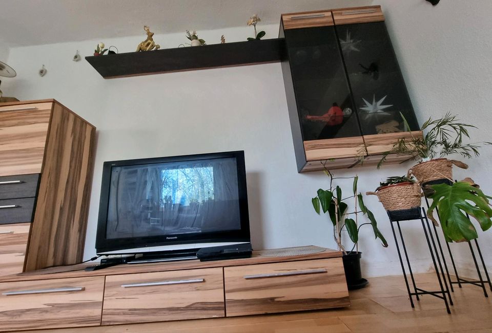 6teilige Wohnwand/TV Schrank/Schrankwand mit Vitrinen in Essen