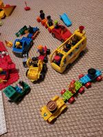 Lego Duplo, über 300 Teile inkl. Platte, Autos, Figuren, Tieren München - Schwanthalerhöhe Vorschau