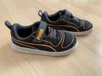 Puma Sneaker, Halbschuhe schwarz/ orange mit Klettverschluss Frankfurt am Main - Nieder-Erlenbach Vorschau