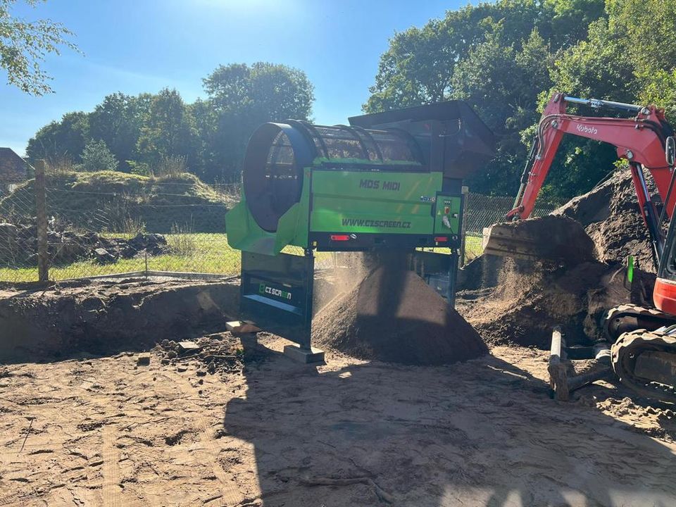 Trommelsiebanlage Siebanlage mieten Vermietung in Wiemerstedt