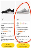 Nike Damen Downshifter 13 Straßenlaufschuh Laufschuh Rheinland-Pfalz - Osthofen Vorschau
